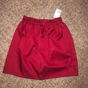 Never Worn Red H&M Mini Skirt Size 4